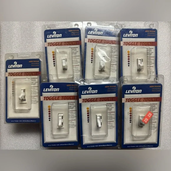 Lot of 36 Leviton Light Switches and Outlets. See Listing For Details. - Picture 2 of 16